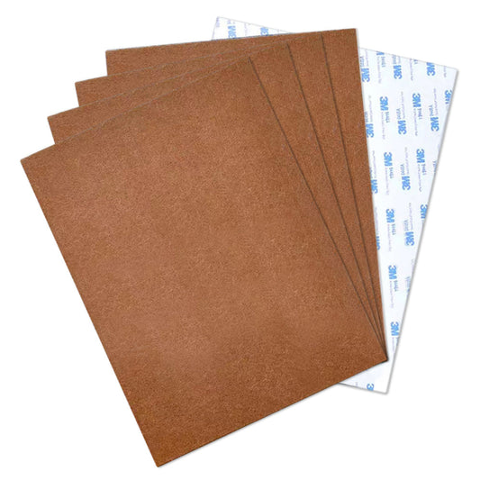 5Pcs Self Adhesive Furniture Protective Felt Pads for Scratch and Noise Protection Brown