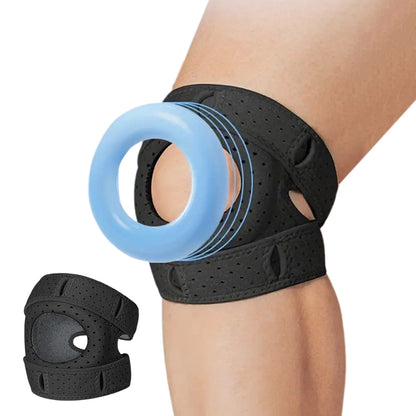 Professional Sports Knee Brace Meniscus Support for Running Hiking Black