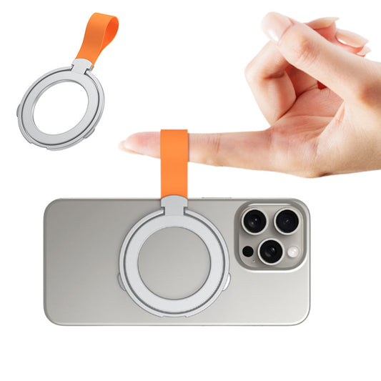 Phone Grip Holder Adjustable Kickstand Ring Compatible with iPhone 15/14/13/12 Series Grey