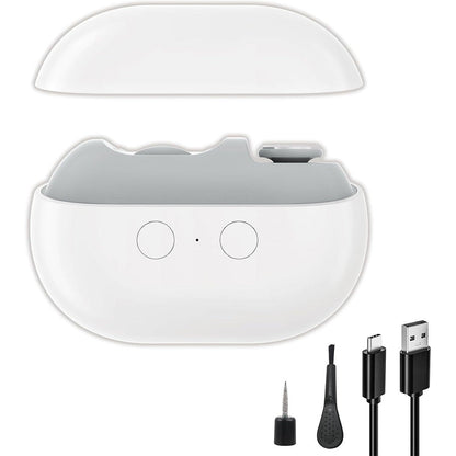 Multifunctional Electric Nail Clipper & Grinder for Safe Painless Nail Care White