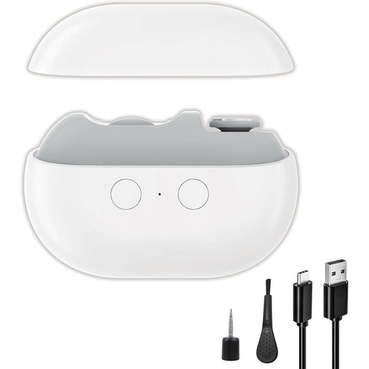 Multifunctional Electric Nail Clipper & Grinder for Safe Painless Nail Care White