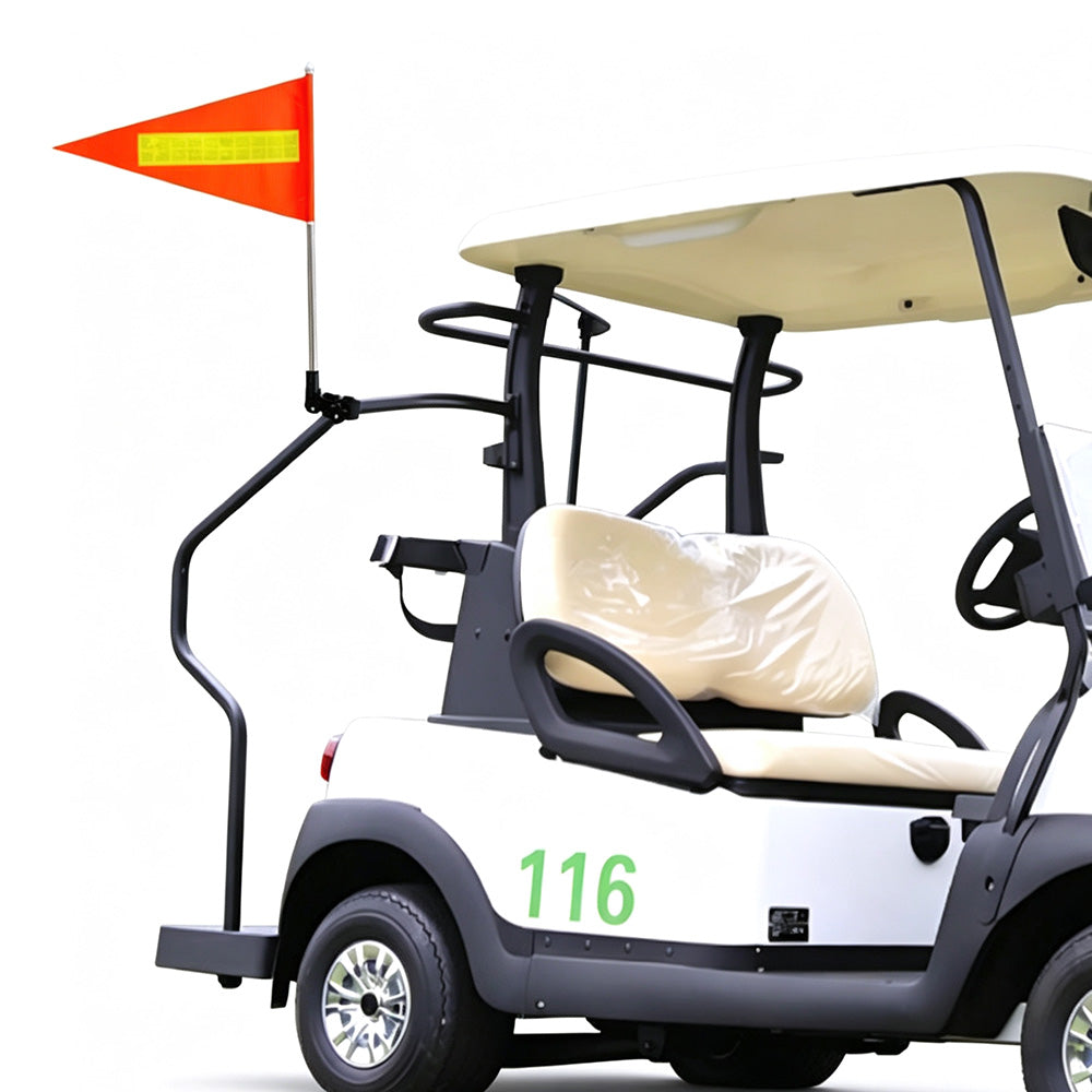 43cm Bike Flag with Pole Reflective Strip