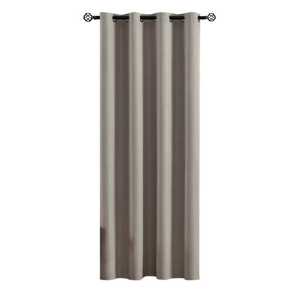 100% Blackout Curtain Panel with Black Liner ââ‚?Heat & Light Blocking Khaki