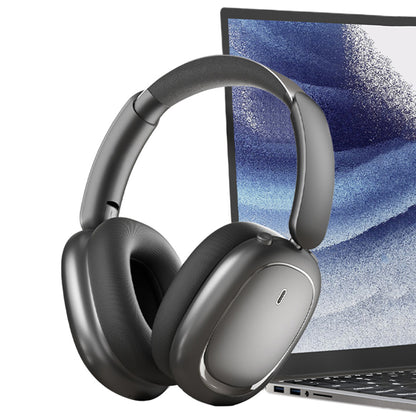 Lightweight Clear Over Ear Bluetooth Headsets-Black