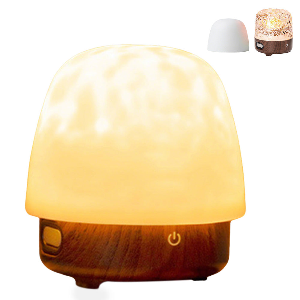 Ambient Lighting & Bluetooth Speaker with 16 Light Colors-Brown