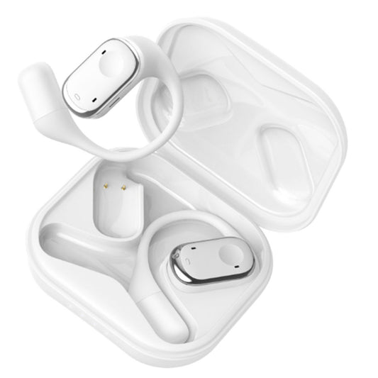 Wireless Open Ear Earbuds Earhooks Style Bluetooth 5.3 Headphones White