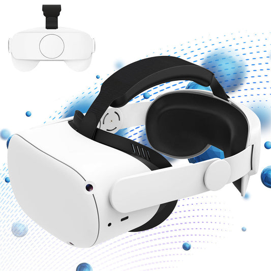 Adjustable Replacement Head Strap for Oculus Quest 2 Comfortable VR Headset Accessory White