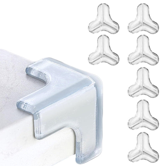 16Pcs T-Shape Corner Protectors Set Clear Furniture Corner Guard for Table Edges Sharp Corners