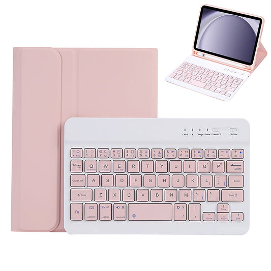 Bluetooth Keyboard with Case Cover for Samsung Galaxy Tablet Pink