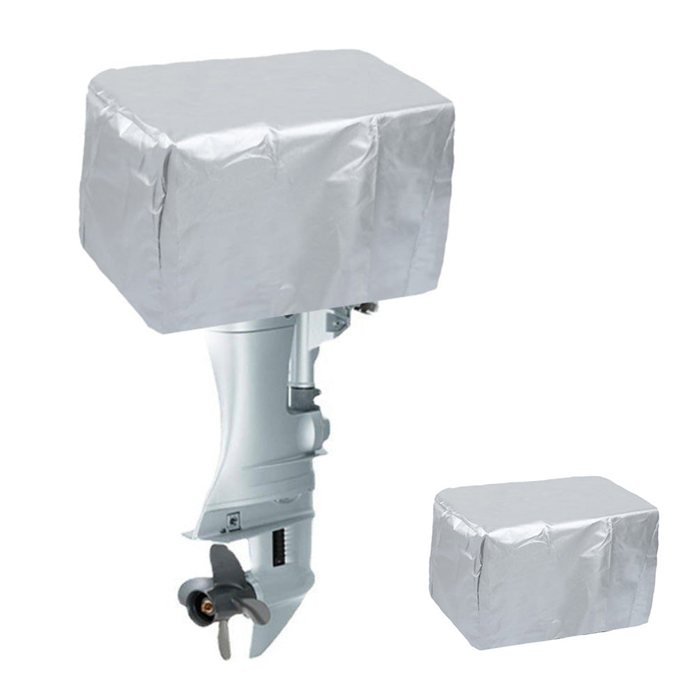 Outboard Motor Cover Engine Dust Cover-Silver
