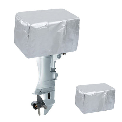 Outboard Motor Cover Engine Dust Cover-Silver