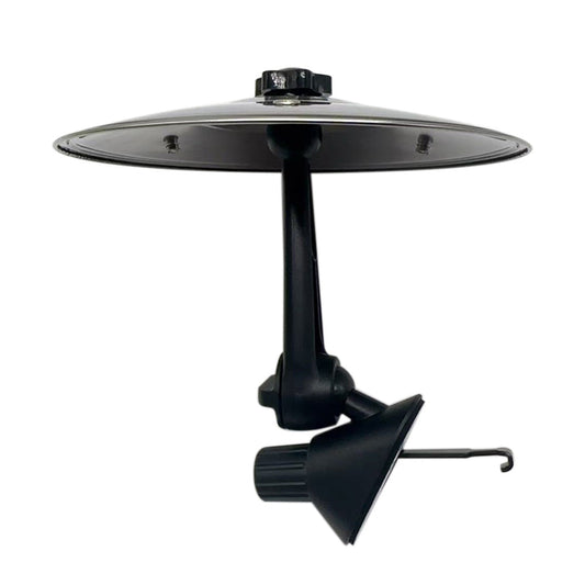 Car Drum Cymbal Air Vent Car Crash Fun Musical Gadget Universal Fit For Driver Drummer Silver