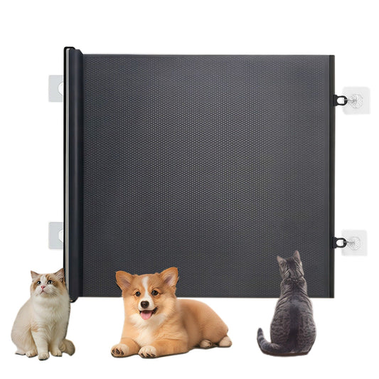No-Drill Retractable Pet Gate ¨C Barrier for Dogs and Cats Indoor & Outdoor Use Style 2