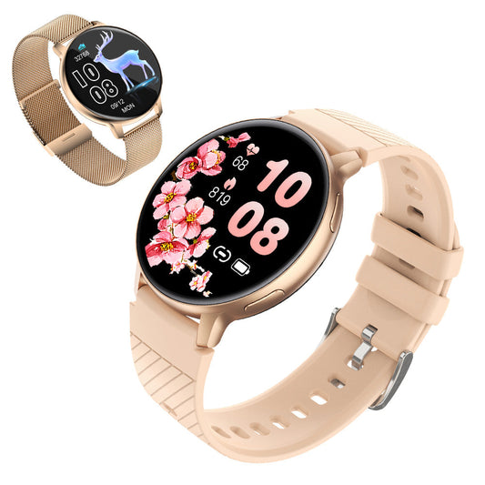 Smart Watch for Women with Bluetooth Calls Fitness Tracker and Sleep Monitor Gold