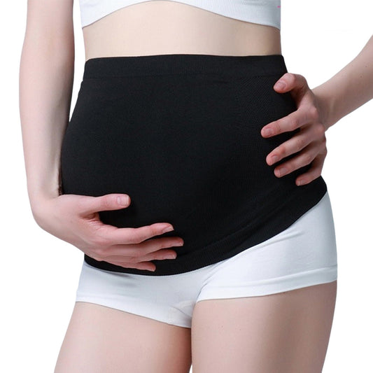 Maternity Belly Support Band Pregnancy Back Pain Relief Adjustable Belly Brace Black