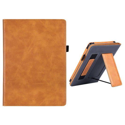 Auto Sleep Wake Protective Case with Stand for Kindle Paperwhite 12th Gen 2024 Released  PU Leather Cover Brown