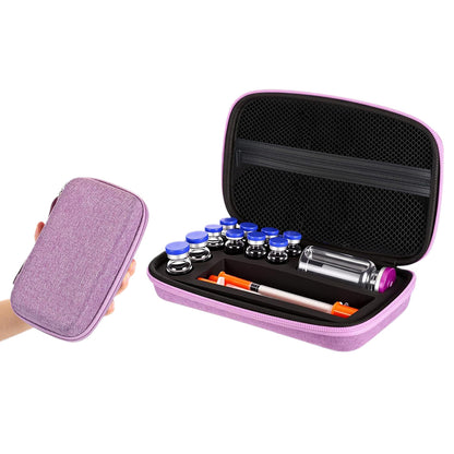 Vial Storage Cases Compatible with 3ml 10ml 30ml Bottles-Purple