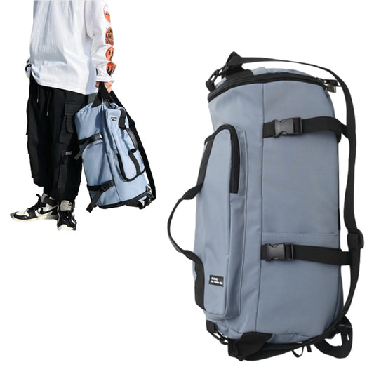 3-in-1 Sports Duffle Bag Travel Backpack Weekender Overnight Bag Blue