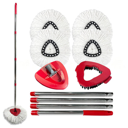 Replacement Spin Mop Head Set Compatible with O-Cedar EasyWring Spin Mop Style 2