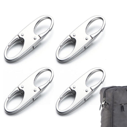 4PCS Zipper Pull Replacements with Lock for Luggage and Suitcases Style 3