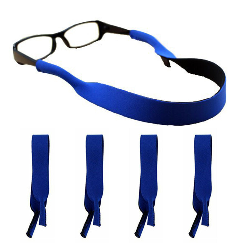 5Pcs Adjustable Sunglasses Retainer Strap-Blue