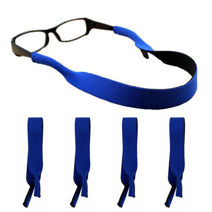 5Pcs Adjustable Sunglasses Retainer Strap-Blue