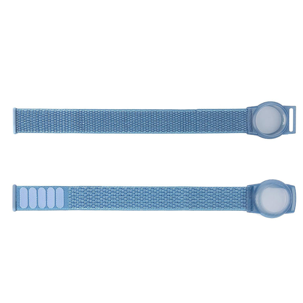 2PCS Soft Nylon Wristbands for Airtag-Blue