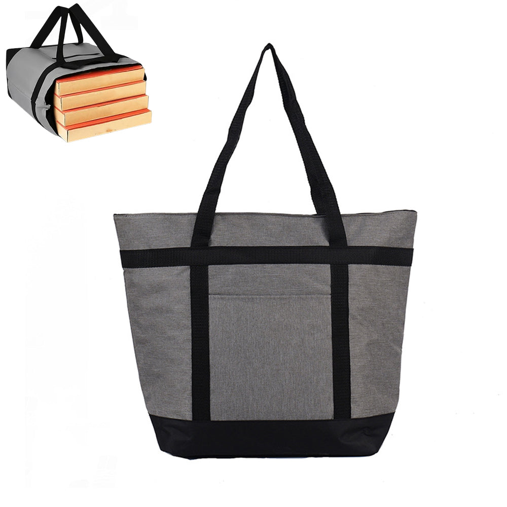 Insulated Lunch Bag Large 39L Thermal Cooler Tote-Grey