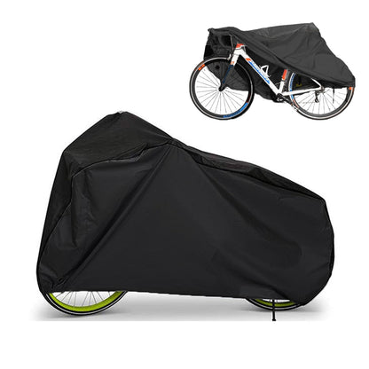 Outdoor Bike Cover Waterproof Electric Motorcycle Covers Rain Sun UV Dust Proof with Lock Hole Black