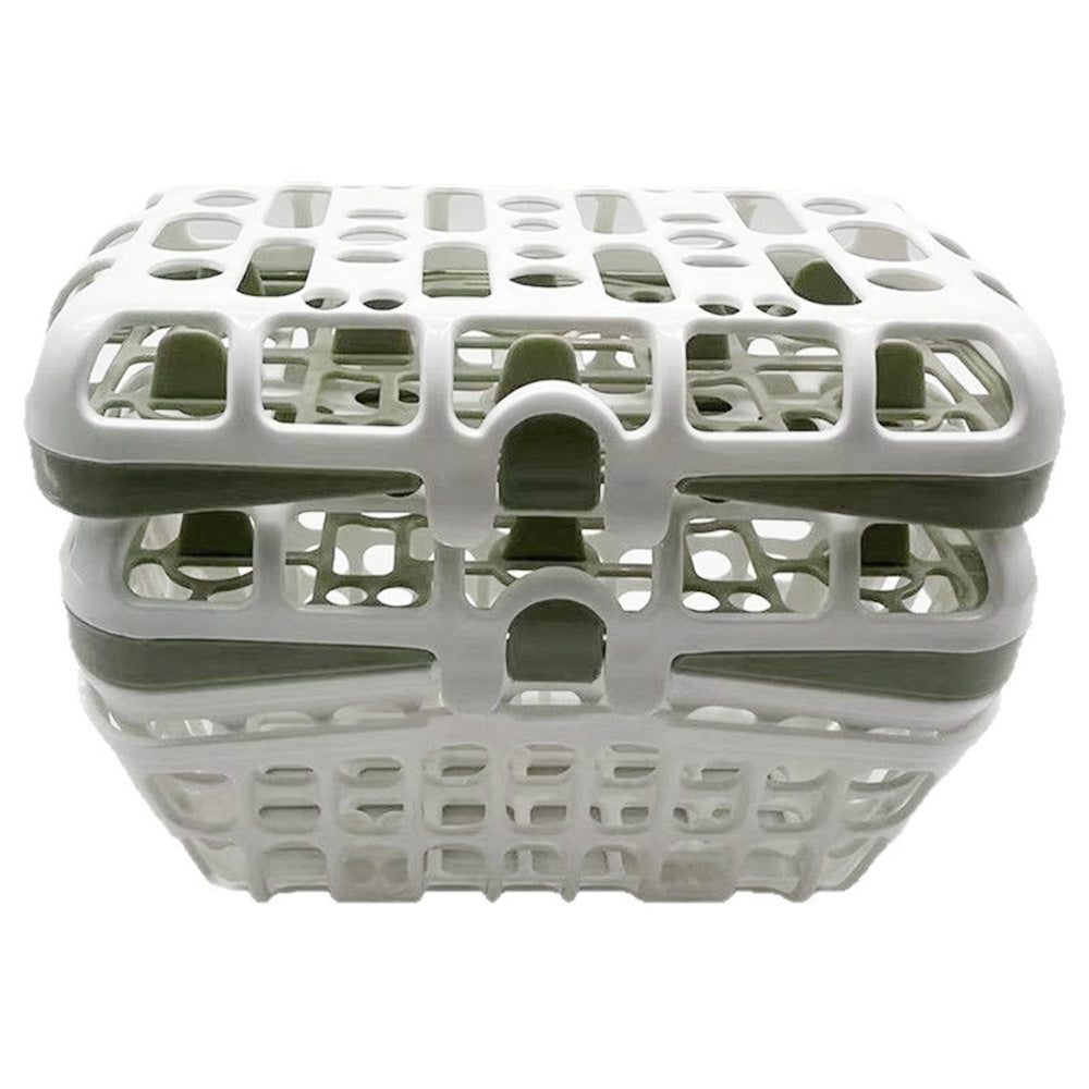 2 Pack Newborn Bottle Nipple Holder Portable Drain Basket Rack