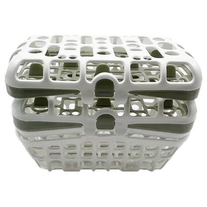 2 Pack Newborn Bottle Nipple Holder Portable Drain Basket Rack