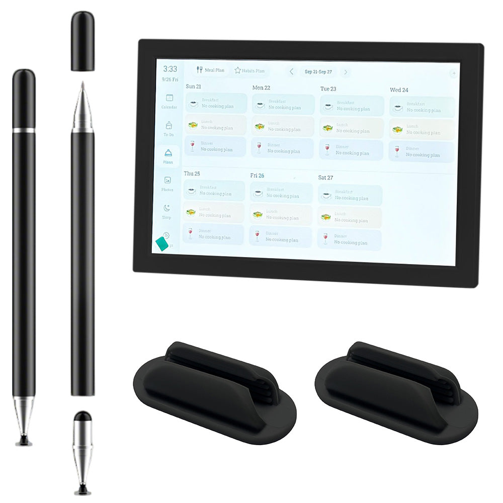 10.1 Inch Smart Digital Calendar with Touch Screen and Stylus Pens-White