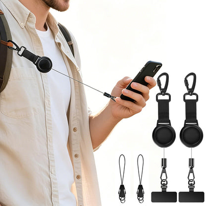 2 Piece 360 Degree Swivel Retractable Phone Holder