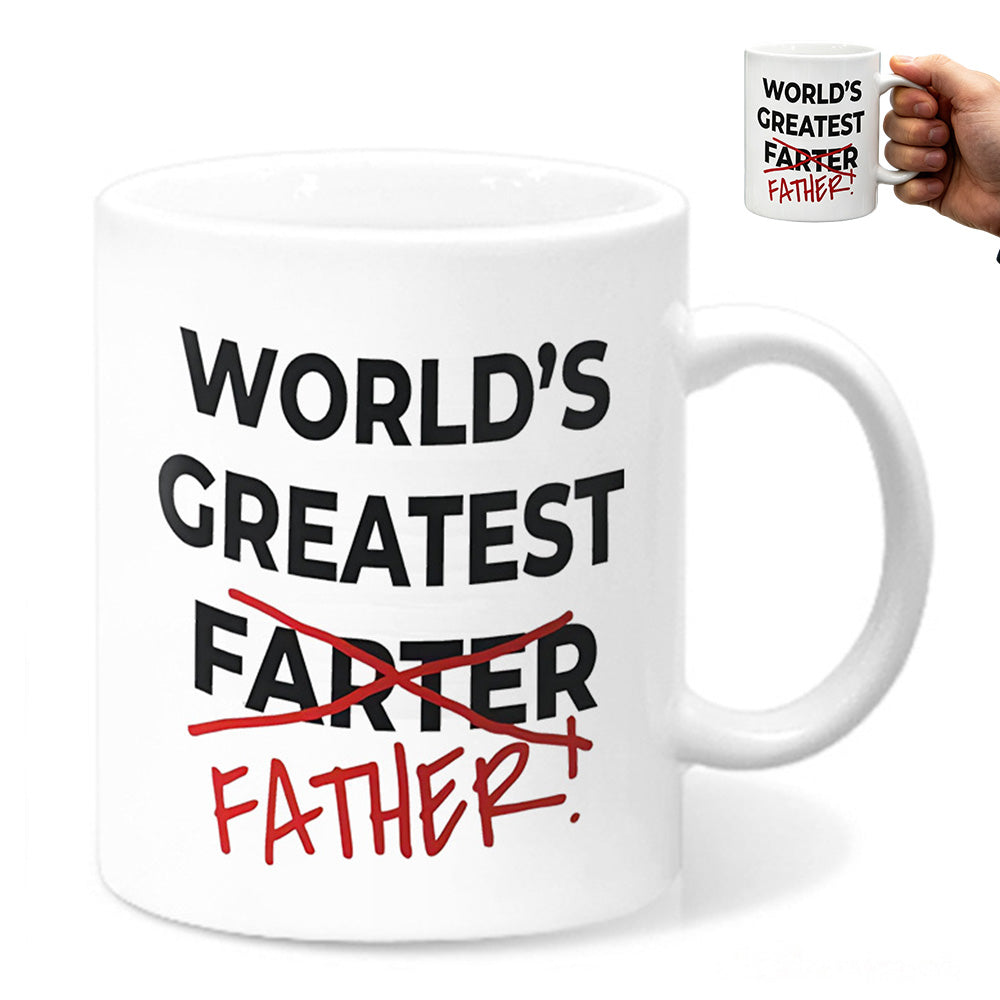 325ml Funny Coffee Mug with Handle Tea Cup-Red