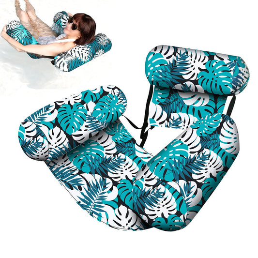 Inflatable Pool Floats ¨C Adult Floating Lounge Chairs for Summer Beach and Pool Parties Green