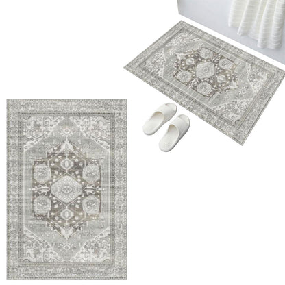 Vintage Boho Floor Mat Washable Non Slip Rugs for Living Room Bedroom Entryways Style 2