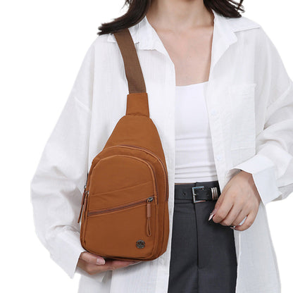 Anti Theft Sling Bag Crossbody Bag for Women Orange