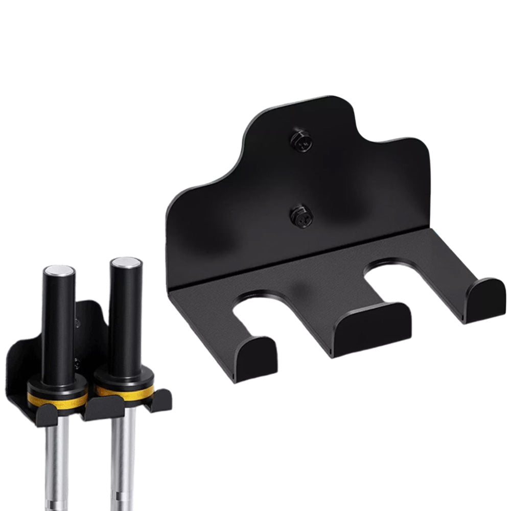 Olympic Barbell Hanger Space Saving Garage Gym Bar Wall Mount Rack