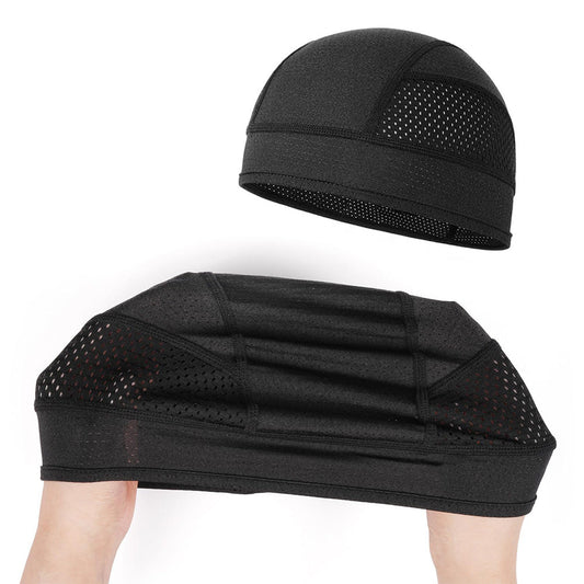 Skull Cap Helmet Liner â€?Cycling & Motorcycle Cap for Under Helmet Use Black