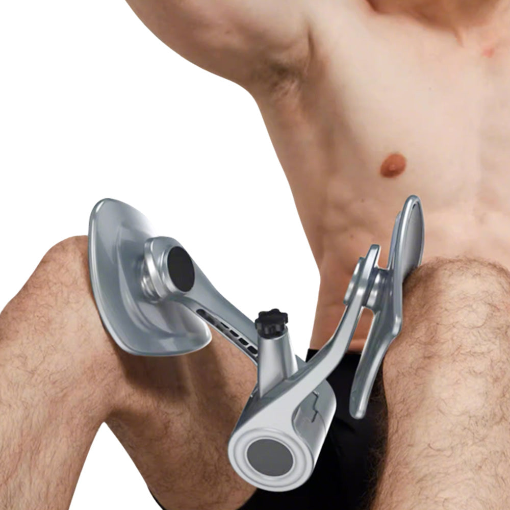 Kegel Pelvic Floor and Glute Trainer for Men Home Fitness Exercise Device Gray
