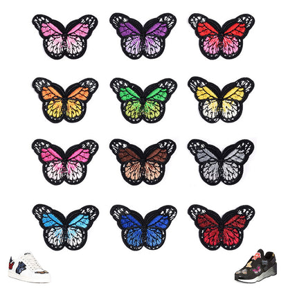 Butterfly Embroidery Patches Iron on and Sew on-Big Butterfly