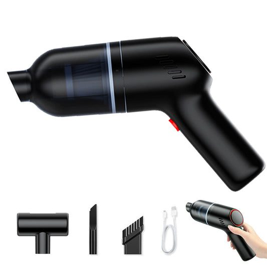 9000Pa Cordless Handheld Car Vacuum Lightweight Cleaner Rechargeable Portable Duster Black