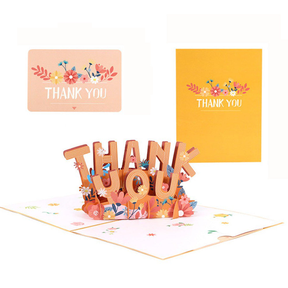 3D Fathers Day Pop Up Card-Orange