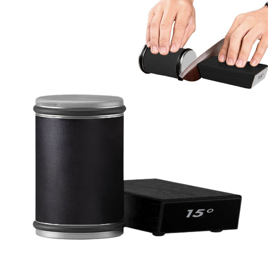 Rolling Knife Sharpener Tool Kit - Black