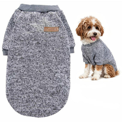 Dog Sweatshirt Pullover for Dogs Cats-Grey
