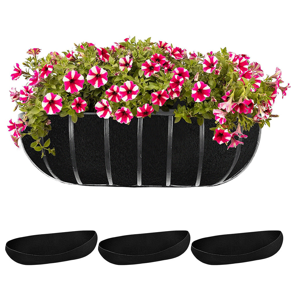 3PCS Fabric Planter Basket Liners for Window Boxes