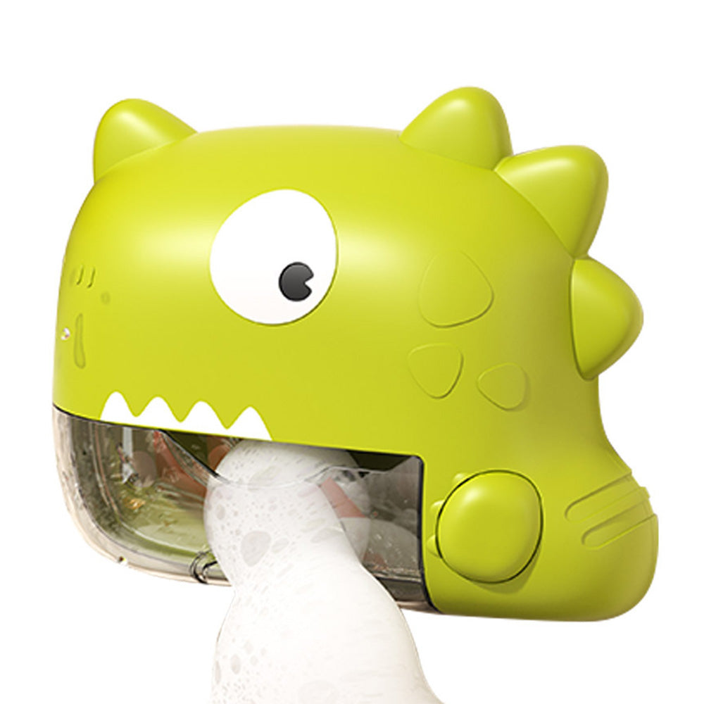 Automatic Bubble Machine Musical Dinosaur Bath Toy Green