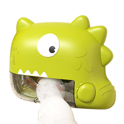 Automatic Bubble Machine Musical Dinosaur Bath Toy Green