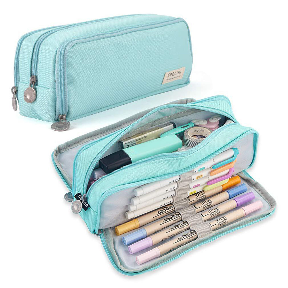 Large Pencil Case-Blue