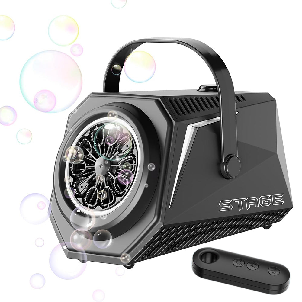Automatic Blower Remote Control Bubble Machine - Black